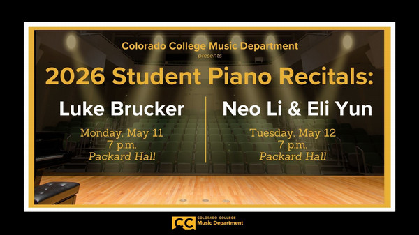 Spring 2026 Student Recitals Slide